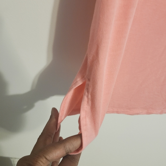 Athleta | Women's Pink Nighttime Bliss Sleep V-Neck Tee (Size XL) - Picture 7 of 12